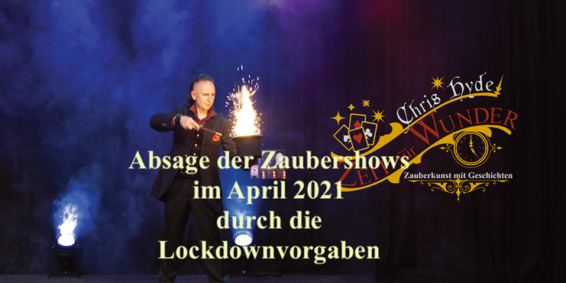 Show-Absage für April